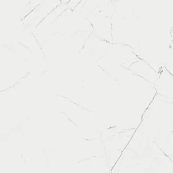 Dlažba Marmo thassos poler - dlaždice rektifikovaná 79,7x79,7 bílá lesklá 163849