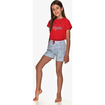 Dívčí pyžamo Taro, dětské pyžamo 2711-Sonia, červená, vel. 98