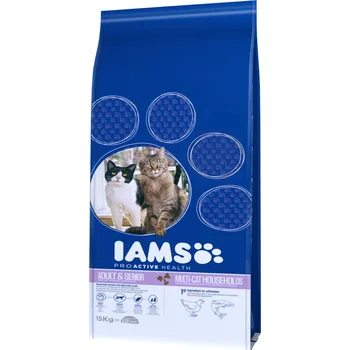 Krmivo pro kočku 15kg IAMS Pro Active Health Adult Multi - Cat Households s lososem