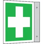 Tabulka praporková – První pomoc, hliník, 20 × 20 cm