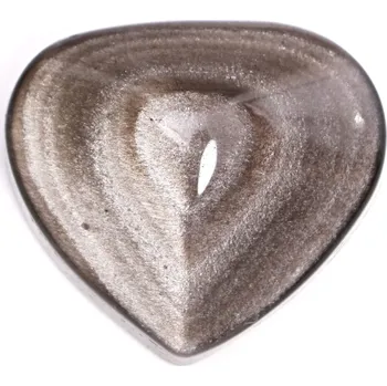 Drahý kámen Magieprirody.cz Srdce obsidián stříbrný 48g konkrétní #29