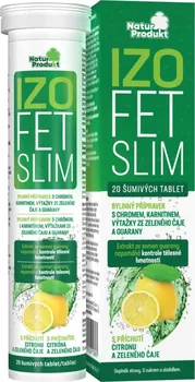 Přírodní produkt Naturprodukt Izofet Slim šumivé tablety 20 tbl