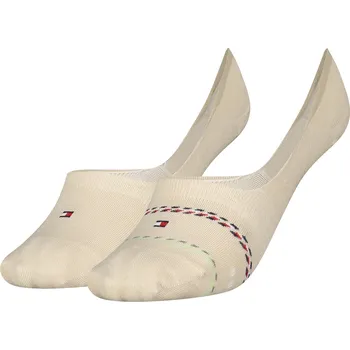 Dámské ponožky TOMMY HILFIGER Dámské nízké beige ponožky 2 páry 701218396-2P-002 Velikost 39/42