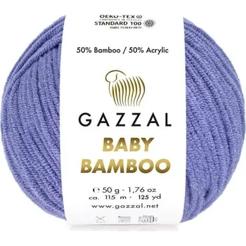 Příze Příze Baby Bamboo 95221 modrofialová Gazzal