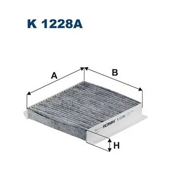 Klimatizace automobilu Filtr, vzduch v interiéru FILTRON K 1228A
