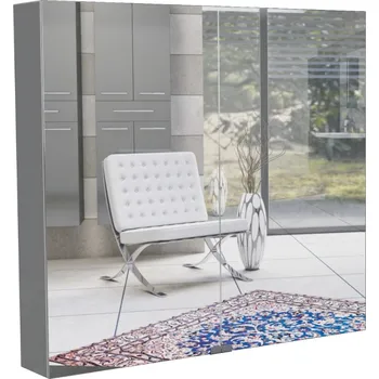 Zrcadlo INTEDOOR zrcadlová skříňka bez osvětlení E ZS 100 Varianta: A2736 Šedá světlá LESK + doprava zdarma + při platbě převodem sleva