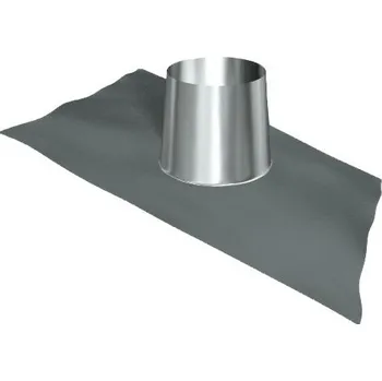 Komín Střešní průchodka 35-50° Pb okraj 150-30 mm