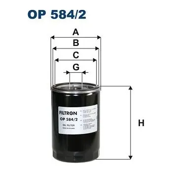 Auto-moto Olejový filtr FILTRON OP 584/2