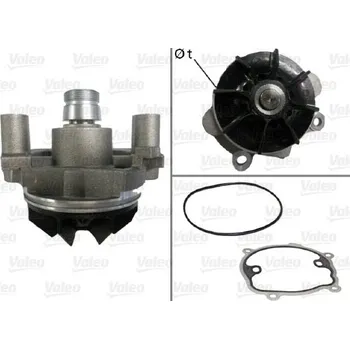 Chladič motoru Vodní čerpadlo, chlazení motoru VALEO 506709
