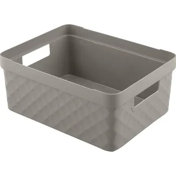 Úložný box Plastový košík HEIDRUN 36x27x14cm MIX barev