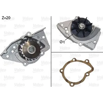 Chladič motoru Vodní čerpadlo, chlazení motoru VALEO 506574