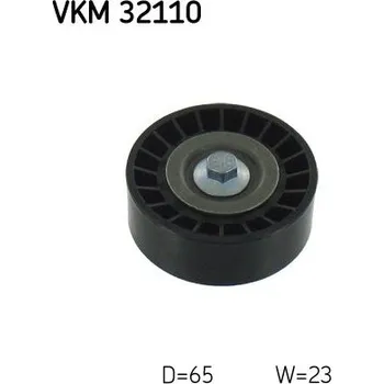 Vratná/vodicí kladka, klínový žebrový řemen SKF VKM 32110