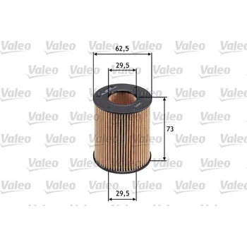 Filtr do auta Olejový filtr VALEO 586554