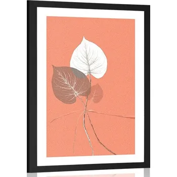 Plakát Dovido Plakát s paspartou kytice z listů