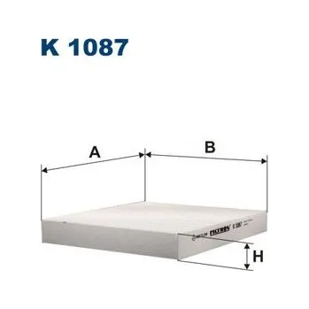 Autodíl Filtr, vzduch v interiéru FILTRON K 1087