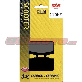 Brzdová destička Přední brzdové destičky SBS 110HF - Kymco Manboy, 50ccm - 95>