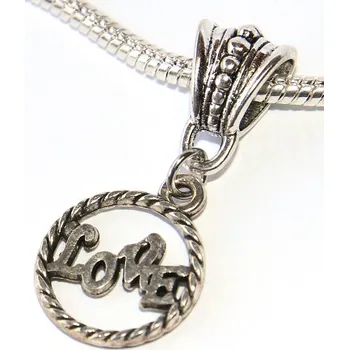 Přívěsek Korálek Fashion Jewerly - Přívěsek Kruh lásky, Láska, Přátelství, Štěstí, Love 3270