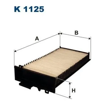 Auto-moto Filtr, vzduch v interiéru FILTRON K 1125