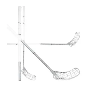 Florbalová hůl Unihoc EPIC SUPERSKIN REGULAR 26 silver Florbalová hůl stříbrná, Pravá (pravá ruka dole), 96cm (=106cm)