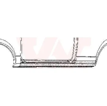 Prah karosérie Nástupní panel VAN WEZEL 5810.01