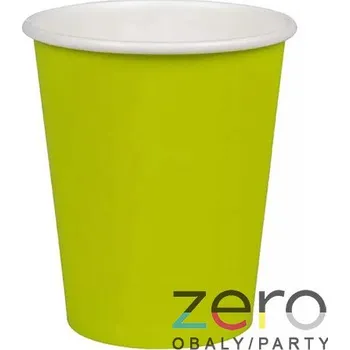 Jednorázové nádobí Pohárek (kelímek) nápojový papírový 0,2/0,25 l - kiwi