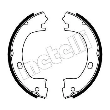 Auto-moto Sada brzdových čelistí, parkovací brzda METELLI 53-0031