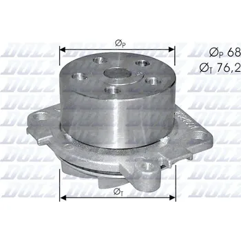 Chladič motoru Vodní čerpadlo, chlazení motoru DOLZ S213
