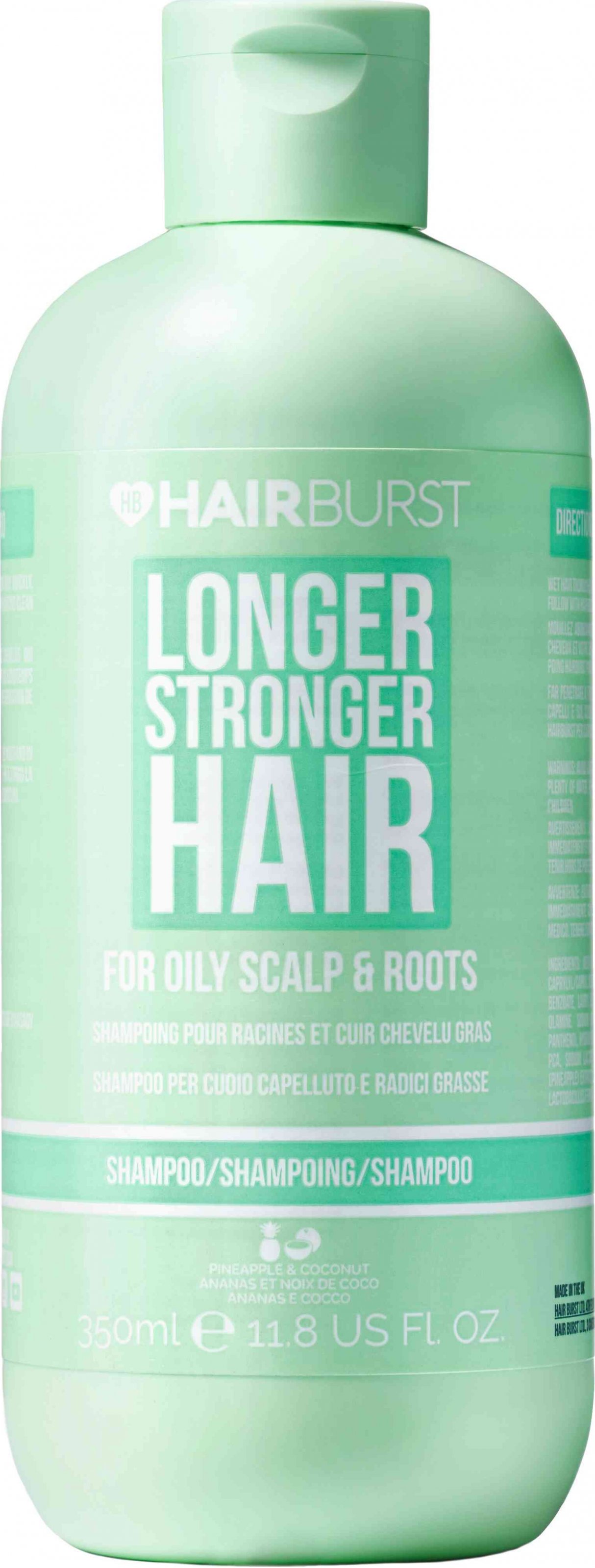 Hairburst Longer Stronger Hair Oily Scalp Roots čisticí šampon pro