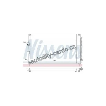 Chladič motoru Chladič klimatizace NISSENS 940362