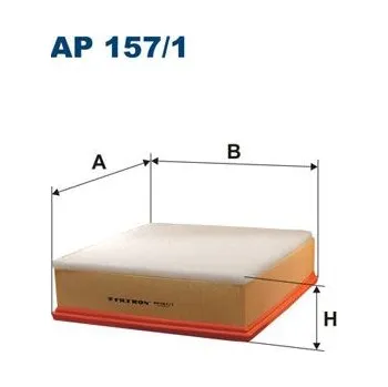 Vzduchový filtr Vzduchový filtr FILTRON AP 157/1