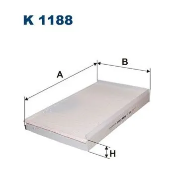 Autodíl Filtr, vzduch v interiéru FILTRON K 1188