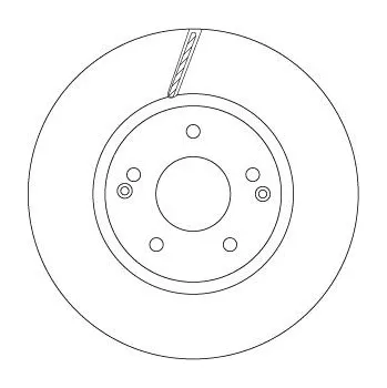 Brzdový kotouč Brzdový kotouč TRW DF6804