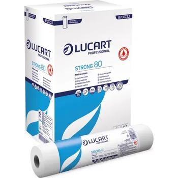 Papírový ručník Lucart Professional Lucart Strong -Papír na vyšetřovací lůžka, 80m, 6 rolí