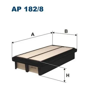 Vzduchový filtr Vzduchový filtr FILTRON AP 182/8