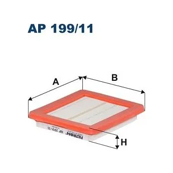 Vzduchový filtr Vzduchový filtr FILTRON AP 199/11
