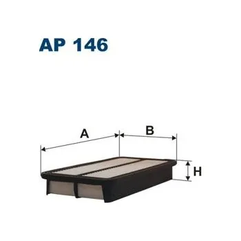 Vzduchový filtr Vzduchový filtr FILTRON AP 146