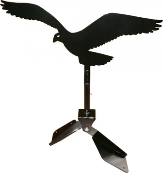 Odpuzovač zvířat Harmony Otočný sokol plašič ptáků na hřeben střechy 50 cm