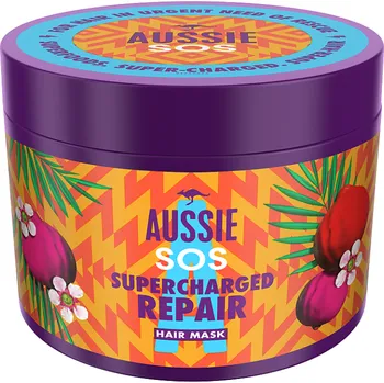 Vlasová regenerace Recenze Aussie SOS Supercharged Repair obnovující maska 450 ml