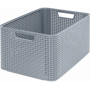 Úložný box CURVER STYLE L úložný box 43,6 x 23 x 32,6 cm světle šedý 03616-099 free_store_pickup