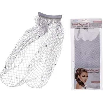 Karnevalový doplněk Závoj s kamínky