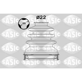 Hřídel nápravy Sada měchů, hnací hřídel SASIC 1904027