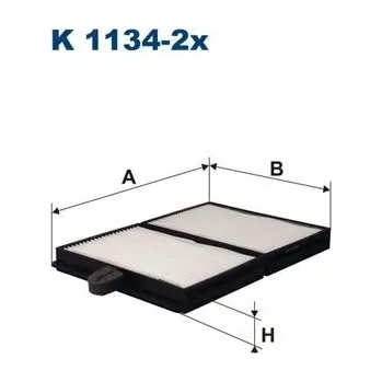 Autodíl Filtr, vzduch v interiéru FILTRON K 1134-2x