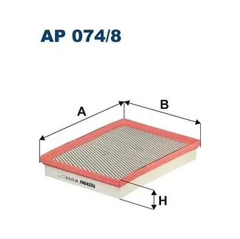 Vzduchový filtr Vzduchový filtr FILTRON AP 074/8