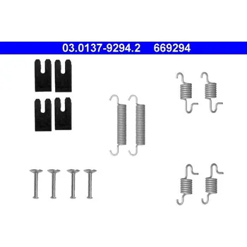Brzdový systém Sada příslušenství, parkovací brzdové čelisti ATE 03.0137-9294.2