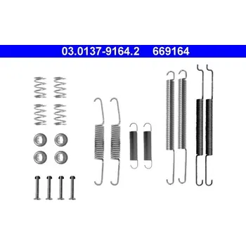 Brzdová čelist Sada příslušenství, brzdové čelisti ATE 03.0137-9164.2