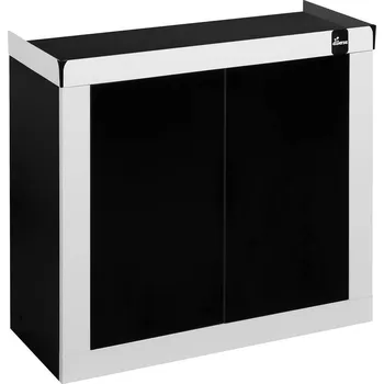 Diversa Skříňka pod akvárium FINE černo-bílá velikost sk: 80x35x70cm