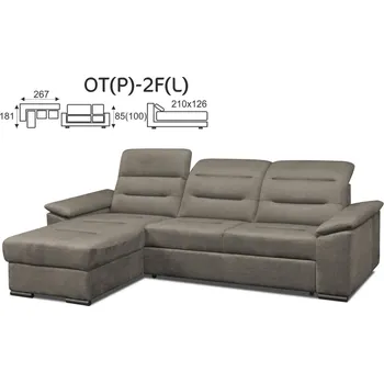 MEBLOSOFT Sektorová sedací souprava EXCLUSIV OT+2F