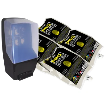 Péče o ruce ISOFA PRO GROUP profi mycí pasta na ruce, 4x2 kg, sada s dávkovačem