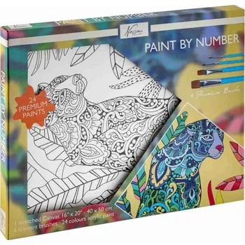 Malování podle čísel Panter