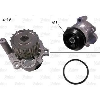 Chladič motoru Vodní čerpadlo, chlazení motoru VALEO 506533